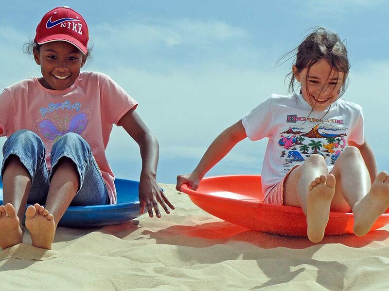 Credit to Monahans Sandhills State Park_Sand Dune Sledding