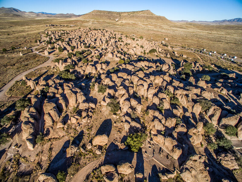 City of Rocks State Park aerial_Credit to New Mexico True