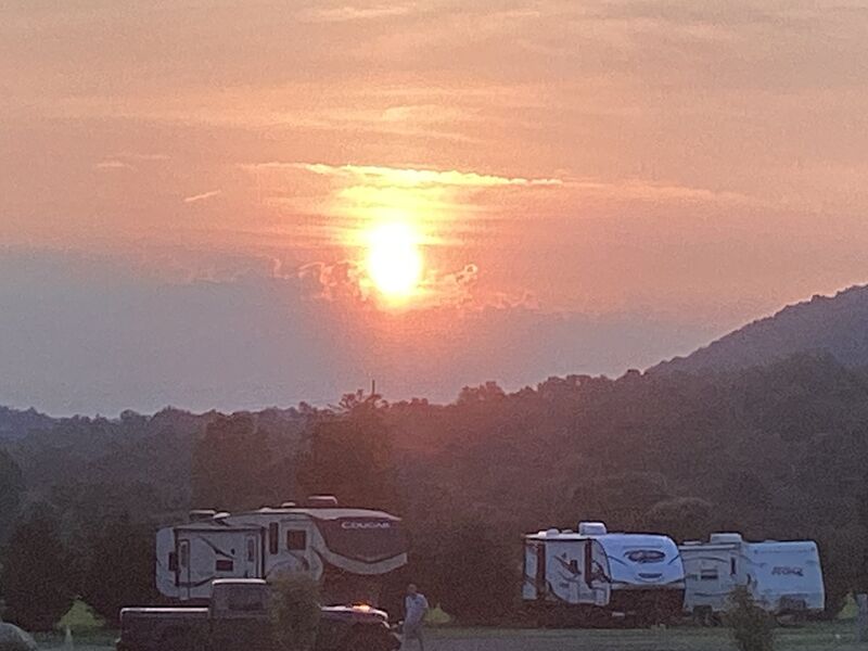 Sunset at Smoky Mountains