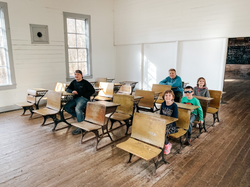 School in Cataloochee.