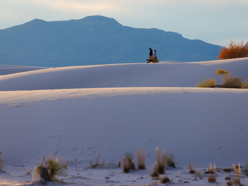 Sledding at White Sands Natl Park_Credit to New Mexico Tourism