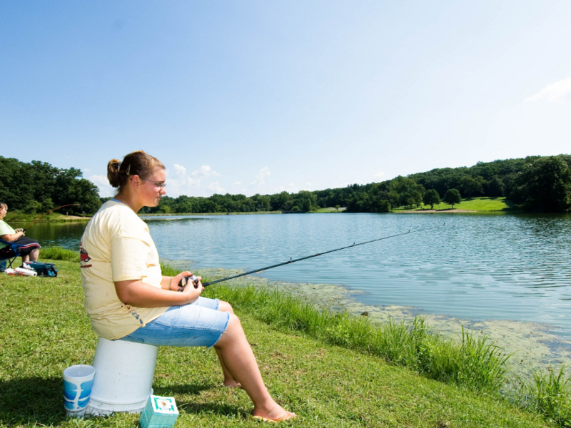 Crowder State Park Fishing Lake_Credit to Missouri State Parks