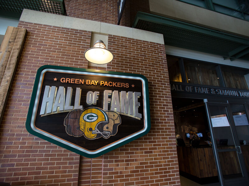Entrance to Packers Hall of Fame 
