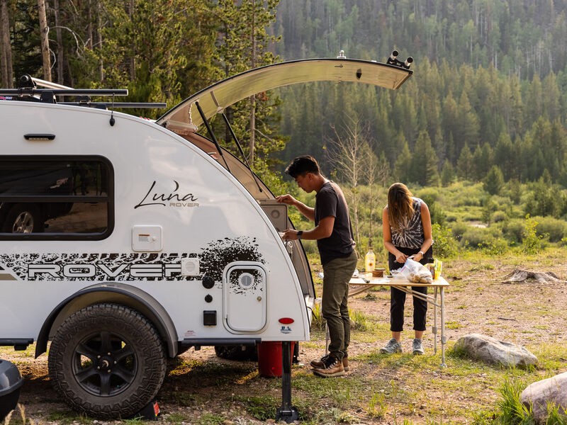 Parking RV outdoors
