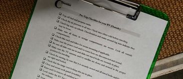 Top 5 Essential RV Pre-Trip Checks