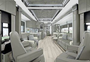 Class A Motorhome Living Area