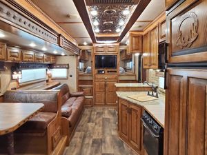 Horse trailer living area