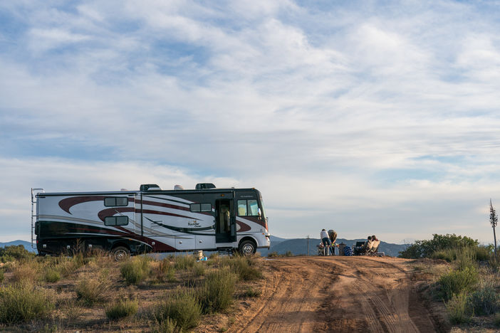 A classic Motorhome with Abundant Amenities