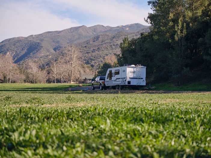 RV in field